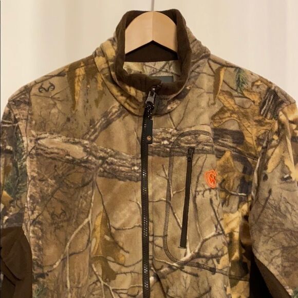Game Winner Camouflage Fleece Brown Medium - Picture 3 of 4